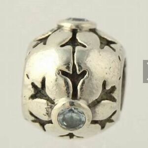 Pandora snowflake charm